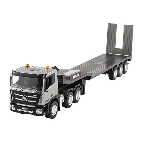 TOUCAN RC HOBBY Huina 1318 1:18 RC Traktor Truck 9CH Ferngesteuerte Autos mit Pritschenanhänger von TOUCAN RC HOBBY