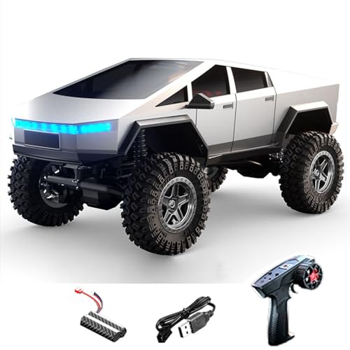 TOUCAN RC HOBBY JJRC C8818 1/18 RC Rock Crawler Auto 4×4 2,4 GHz Fernbedienung Geländewagen 370 Bürstenmotor Ready to Go Batterie Licht Outdoor von TOUCAN RC HOBBY
