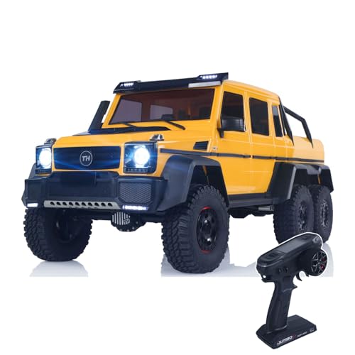 TOUCAN RC HOBBY KM6 6WD 1/8 Ferngesteuertes Geländefahrzeug RC Elektro-Modellautos 2-Gang-Achsschlösser 775 gebürsteter Motor für Erwachsene von TOUCAN RC HOBBY