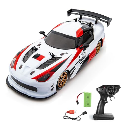 TOUCAN RC HOBBY Kunststoff 1/16 Fernbedienung Allradantrieb Drift Car Q116 360 Drifting RC Rennfahrzeug 370 Bürstenmotor Lichter Batterie RTR Outdoor von TOUCAN RC HOBBY