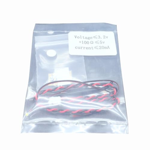 TOUCAN RC HOBBY Kunststoff-LED-Licht mit Metallaufkleber für DIY 1/14 Tamiya Fernbedienung Traktor-LKW SC 770S 56368 56371 56379 Modell von TOUCAN RC HOBBY