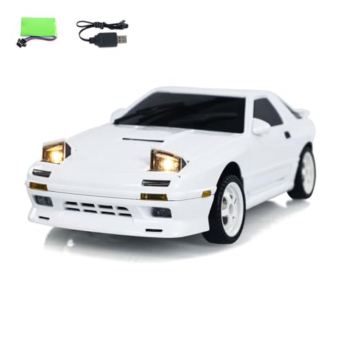 TOUCAN RC HOBBY LDRC 1/18 RX7 RC-Rennwagen RWD Gyroskop Drahtlose Steuerung Driftfahrzeuge LD1802 Modell für Outdoor-Enthusiasten von TOUCAN RC HOBBY