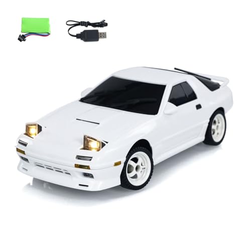 TOUCAN RC HOBBY LDRC 1:18 RX7 RC-Rennwagen mit Hinterradantrieb, Gyroskop, Funksteuerung und Drift-Funktion LD1802 Remote-Controlled Drift Car von TOUCAN RC HOBBY