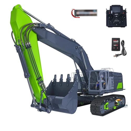 TOUCAN RC HOBBY LESU 1/14 RC Schwerbagger, Modell für Erwachsene, C374F, Ferngesteuerter Hydraulikbagger, Flysky PL18EVLITE-Batterie, Rauch, 6-Kanal-Ventil, Schnellwechsler TOUCAN RC HOBBY LESU 1/14 RC Schwerbagger, Modell für Erwachsene, C374F, Ferngesteuerter Hydraulikbagger, Flysky PL18EVLITE-Batterie, Rauch, 6-Kanal-Ventil, Schnellwechsler von TOUCAN RC HOBBY