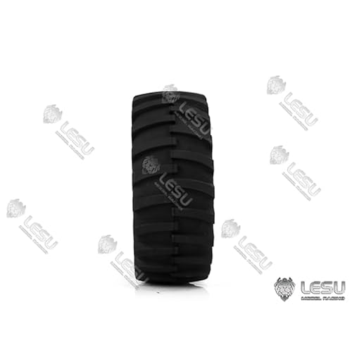 TOUCAN RC HOBBY LESU 1 Paar 146.5MM Gummirad Reifen für das 1/16 RC DIY Modelllastwagen GehTraktor von TOUCAN RC HOBBY