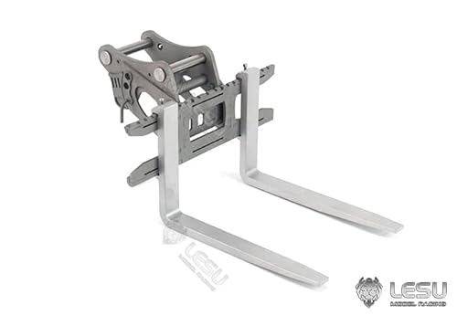 TOUCAN RC HOBBY LESU Metall-Gabelkübel für das DIY 1/14 Maßstab PC360 Aoue ET30H ET26L RC-Bagger von TOUCAN RC HOBBY