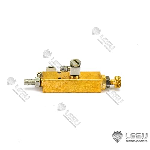 TOUCAN RC HOBBY LESU Metall-Überdruckventil, Hydraulik-Steuerungsteile, RC 1/14 Maßstab Kipperlastwagen-Bagger von TOUCAN RC HOBBY