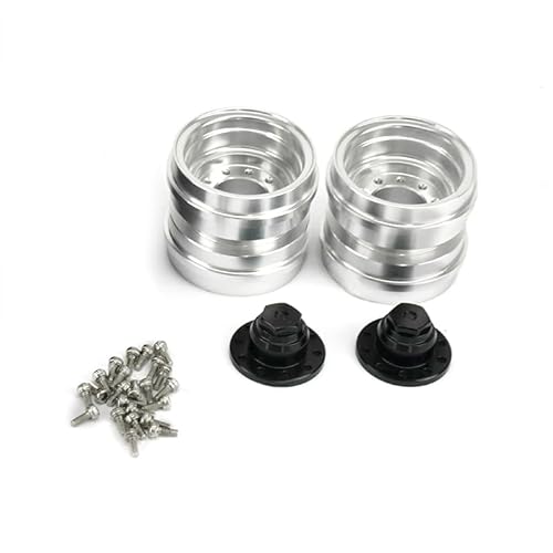 TOUCAN RC HOBBY LESU Metallradnaben für RC 1/14 Maßstab Hydraulikanhängerlastwagen A0020 A0005, DIY von TOUCAN RC HOBBY