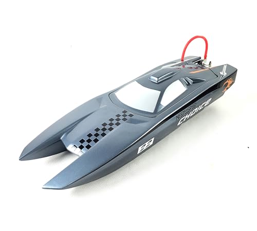 TOUCAN RC HOBBY M380 Glasfaser katamaran Grau Elektro-Racing PNP RC Boot W/Motor Servo ESC von TOUCAN RC HOBBY