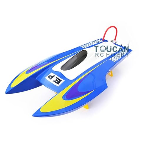 TOUCAN RC HOBBY M440 Elektro-Rennboot aus Fiberglas, 38,4 cm, PNP, RC-Boot mit Motor-Servo ESC von TOUCAN RC HOBBY