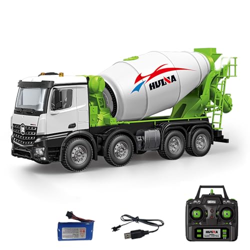 TOUCAN RC HOBBY Metall 1/14 RC Betonmischer RTR 2,4 GHz Funk 12CH Licht Soundeffekte Fernbedienung Rührwerk LKW Fertigmodell Spielzeug Batterie Für Besonderes Geschenk von TOUCAN RC HOBBY