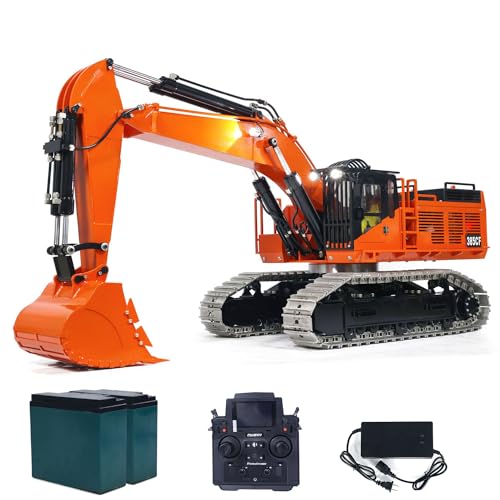 TOUCAN RC HOBBY Metall 1/8 385Cf Hydraulischer Rc Bagger 150Kg Heavy Duty Ferngesteuerte Bagger RC Hydraulische Baufahrzeuge von TOUCAN RC HOBBY