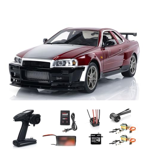 TOUCAN RC HOBBY Metall 1/8 Hochgeschwindigkeits-RC Drift-Rennwagen Capo R34 4x4 Elektro Fahrzeuge Modell TOUCAN RC HOBBY Metall 1/8 Hochgeschwindigkeits-RC Drift-Rennwagen Capo R34 4x4 Elektro Fahrzeuge Modell von TOUCAN RC HOBBY