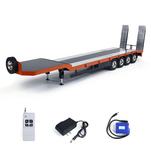 TOUCAN RC HOBBY Metall 4-Achsen Anhänger Elektrische Heckbrett Stützbein für 1/14 RC Traktor Truck TOUCAN RC HOBBY Metall 4-Achsen Anhänger Elektrische Heckbrett Stützbein für 1/14 RC Traktor Truck von TOUCAN RC HOBBY