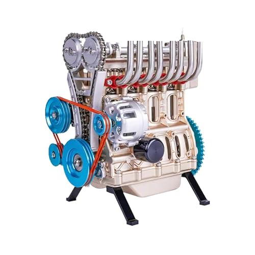 TOUCAN RC HOBBY Metallmotor Modellbausatz Inline 4 Zylinder Maschinen Montage Spielzeug von TOUCAN RC HOBBY