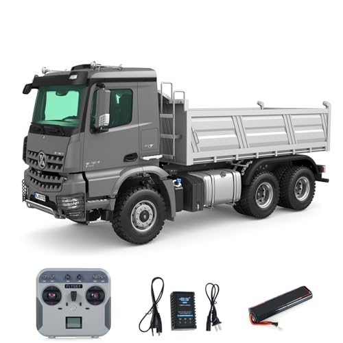 TOUCAN RC HOBBY Neu 2,4G RC Elektro-Hebe-Dumper 5702 Modell 1:14 6 × 6 Fernbedienung Kipper Hebe Stange Fahrzeug-Sound-Licht-Motor RTR Auto Spielzeug Hobby Modell TOUCAN RC HOBBY Neu 2,4G RC Elektro-Hebe-Dumper 5702 Modell 1:14 6 × 6 Fernbedienung Kipper Hebe Stange Fahrzeug-Sound-Licht-Motor RTR Auto Spielzeug Hobby Modell von TOUCAN RC HOBBY