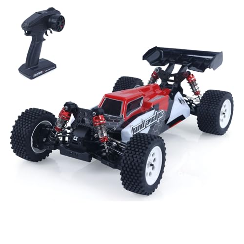 TOUCAN RC HOBBY Nylonrahmen 1/10 Hochgeschwindigkeits-Fernbedienung Geländewagen 1001 RC-Modellfahrzeug Hobbywing 60A bürstenloser ESC Metallantriebswelle für besondere Geschenke von TOUCAN RC HOBBY