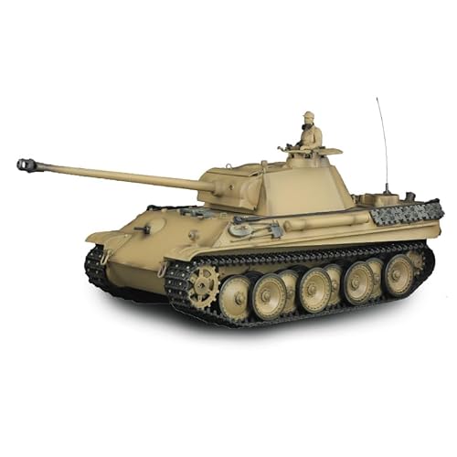 TOUCAN RC HOBBY Pro.Edition RTR Henglong 1/16 Gelb TK7.0 Panther G RTR RC Panzer 3879 Metallschienen Räder BB Airsoft Raucheffekt IR Battle mit Sticter von TOUCAN RC HOBBY
