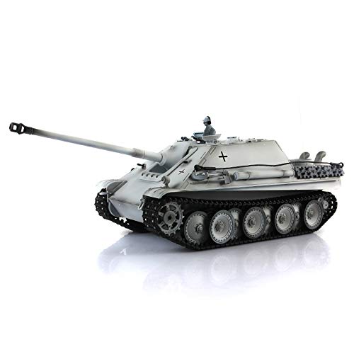 TOUCAN RC HOBBY Pro.Edition RTR Henglong 1/16 Snow 7.0 Jadpanther RTR RC Panzer 3869 Metal Tracks Wheel BB Airsoft Smoke Effect IR Battle with Sticter von TOUCAN RC HOBBY