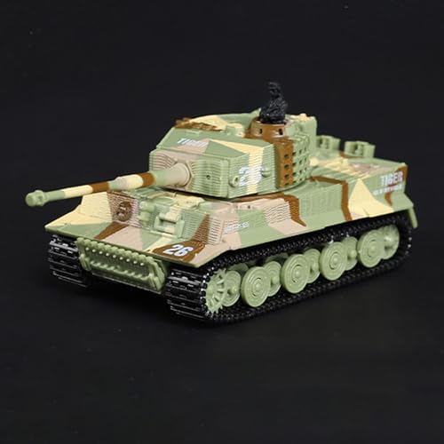 TOUCAN RC HOBBY RC Montierter Panzer 1/72 German Tiger RTR Mini Panzer Turm Drehen 360°Geschenk für Kinder von TOUCAN RC HOBBY