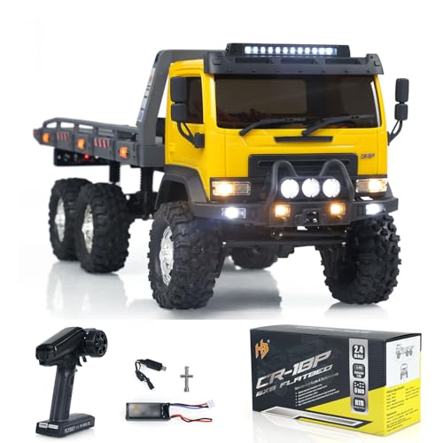 TOUCAN RC HOBBY RTR Pritschenanhänger 6WD RC Crawler 1/18 Geländewagen 2-Gang-Beleuchtung Spielzeug CR18P Modell für Outdoor-Enthusiasten TOUCAN RC HOBBY RTR Pritschenanhänger 6WD RC Crawler 1/18 Geländewagen 2-Gang-Beleuchtung Spielzeug CR18P Modell für Outdoor-Enthusiasten von TOUCAN RC HOBBY
