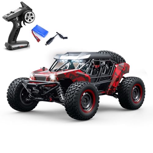 TOUCAN RC HOBBY SCY 16106 1/16 Ferngesteuertes Geländeauto AWD RC Elektrischer Wüstentruck Lichtsystem Ladeschutz RC390 Motor 30A ESC Für Hobby von TOUCAN RC HOBBY