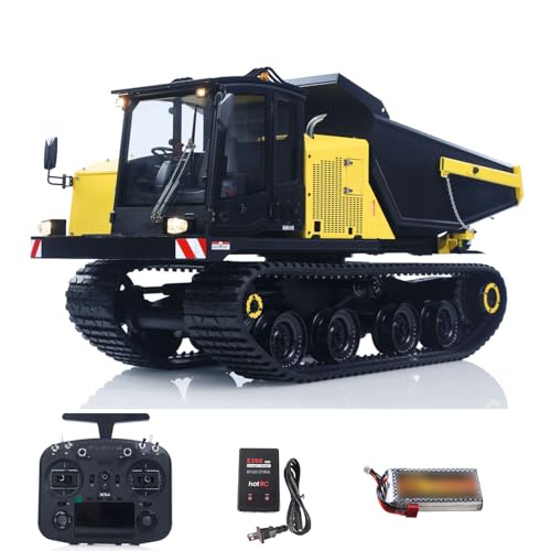 TOUCAN RC HOBBY Super Frog 1/14 RC Hydraulischer Raupen-Muldenkipper T14R RTR Funkgesteuerter Metallkettenkipper Frsky X14 Leichter elektrischer Scheibenwischer TOUCAN RC HOBBY Super Frog 1/14 RC Hydraulischer Raupen-Muldenkipper T14R RTR Funkgesteuerter Metallkettenkipper Frsky X14 Leichter elektrischer Scheibenwischer von TOUCAN RC HOBBY