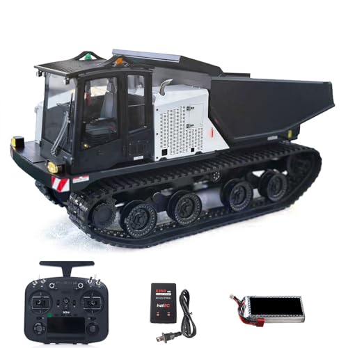 TOUCAN RC HOBBY Super Frog RTR, Modell für Erwachsene, T14R Panther, 1/14 RC-Hydraulik-Kettenkipper, Fernbedienung, Metallkipper, Frsky X14, Funkbatterie von TOUCAN RC HOBBY