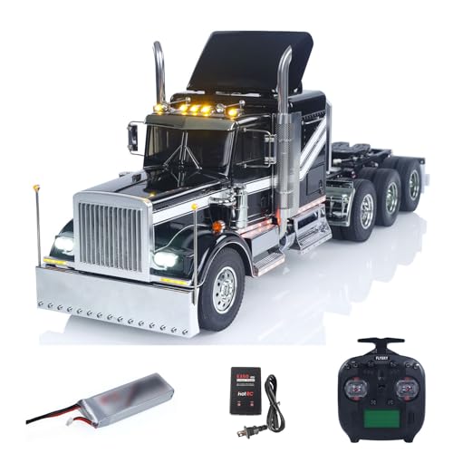 TOUCAN RC HOBBY Toucan 8X4 King Hauler 1/14 RC Sattelzugmaschine Modell 3-Gang-Fernbedienung LKW-Auto Chassis Federung Flysky ST8 Radio Batterie für Hobby TOUCAN RC HOBBY Toucan 8X4 King Hauler 1/14 RC Sattelzugmaschine Modell 3-Gang-Fernbedienung LKW-Auto Chassis Federung Flysky ST8 Radio Batterie für Hobby von TOUCAN RC HOBBY