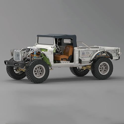 TOUCAN RC HOBBY Twolf 1/8 RC 4X4 Geländewagen M715 4WD Fernbedienung Crawler Auto Modellbausatz TOUCAN RC HOBBY Twolf 1/8 RC 4X4 Geländewagen M715 4WD Fernbedienung Crawler Auto Modellbausatz von TOUCAN RC HOBBY