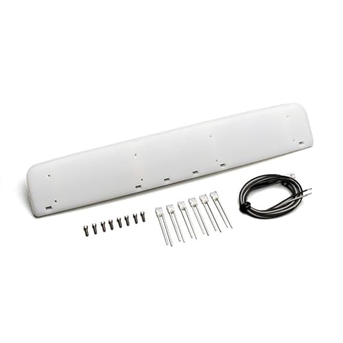 TOUCANHOBBY 166MM Kunststoff Sonnenblende 3V LED Lampe für 1/14 DIY Fernbedienung Traktor LKW RC LKW Auto RC Modell Upgrade Teile von TOUCAN RC HOBBY