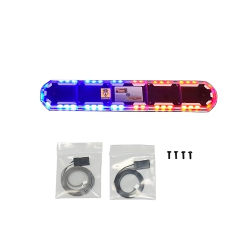 TOUCANHOBBY 5V-6V Pastic Warnleuchte LED Blinkende Dach Lampe für DIY 1/14 RC Traktor LKW-LKW Modell LKW von TOUCAN RC HOBBY