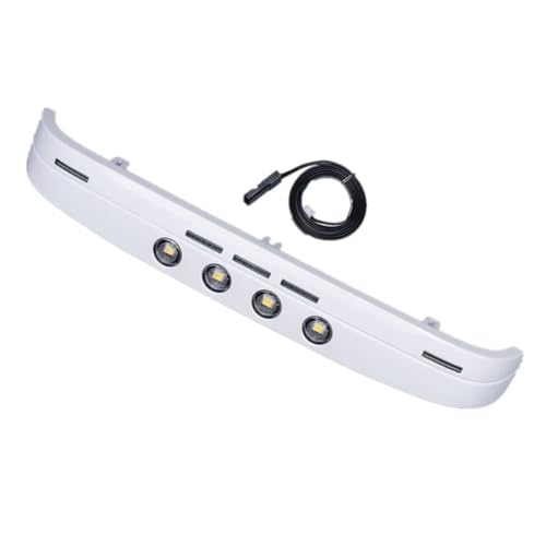 TOUCANHOBBY Kunststoff-Sonnenblende 5-9V LED-Licht für 1/14 Fernbedienung Traktor-LKW SC 770S 6 X4 4 4X2 56373 RC LKW-Auto-Upgrade-Teil von TOUCAN RC HOBBY