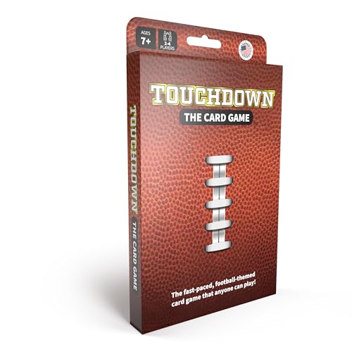 Touchdown! Fun Card Games - Das schnelllebige Kartenspiel mit Fußball-Thema, das jeder spielen kann, 2–4 Spieler, ab 7 Jahren, Familienspielabend, Kartenspiele für Erwachsene und Kinder, Strumpffüller von TOUCHDOWN The Card Game