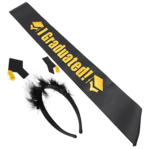 TOVINANNA 1 Satz Arzthut Stirnband Set Abschlusshüte Stirnbänder Abschlusshut Haarband Grad Hüte Kronendekor Abschlusshut-Haarschmuck Mini-Abschlusshut-Haarband Filz TOVINANNA 1 Satz Arzthut Stirnband Set Abschlusshüte Stirnbänder Abschlusshut Haarband Grad Hüte Kronendekor Abschlusshut-Haarschmuck Mini-Abschlusshut-Haarband Filz von TOVINANNA