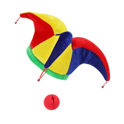 TOVINANNA 1 Satz Clown-kostüm-hut Clown-zubehör Clown-accessoires Für Frauen Clown Verrückter Hut Clownhut Mardi Hüte Für Frauen Clown Kostüm Herren Lustige Hüte Für Tuch TOVINANNA 1 Satz Clown-kostüm-hut Clown-zubehör Clown-accessoires Für Frauen Clown Verrückter Hut Clownhut Mardi Hüte Für Frauen Clown Kostüm Herren Lustige Hüte Für Tuch von TOVINANNA