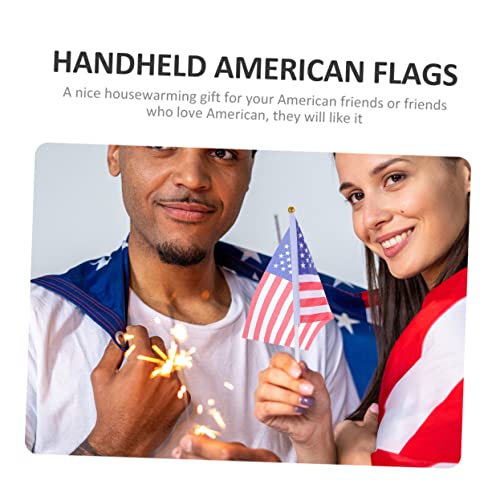 TOVINANNA 1 Satz Flag-Brille USA-Brille Schnapsgläser aus Kunststoff amerikanische Flagge Mini von TOVINANNA