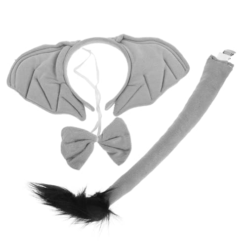 TOVINANNA 1 Satz Kostümset für Halloween Weihnachten Geburtstagsfeiern Teiliges Set mit Stirnband Fliege Verstellbar Bequemem für Cosplay Events TOVINANNA 1 Satz Kostümset für Halloween Weihnachten Geburtstagsfeiern Teiliges Set mit Stirnband Fliege Verstellbar Bequemem für Cosplay Events von TOVINANNA