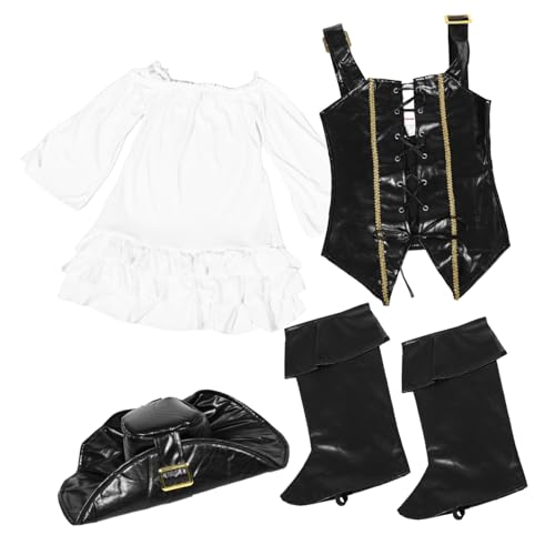 TOVINANNA 1 Satz Piratenkostüm für Mädchen Piraten-Halloween-Kostüm Piratenkostüm Halloweenkostüm Süße Halloween-Kostüme für Piratenkostüm für Kleinkinder, Mädchen Polyester TOVINANNA 1 Satz Piratenkostüm für Mädchen Piraten-Halloween-Kostüm Piratenkostüm Halloweenkostüm Süße Halloween-Kostüme für Piratenkostüm für Kleinkinder, Mädchen Polyester von TOVINANNA