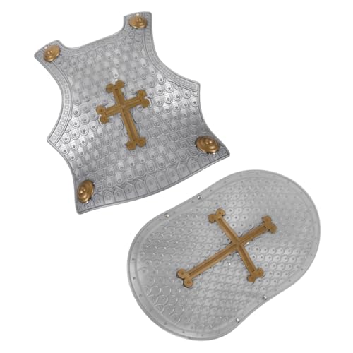 TOVINANNA 1 Satz Vintage Set Teiliges Retro Romanischer Schild Brustpanzer Sicheres Langlebiges Rollenspiel für Jungen und Mädchen für Kreative Foto Requisiten TOVINANNA 1 Satz Vintage Set Teiliges Retro Romanischer Schild Brustpanzer Sicheres Langlebiges Rollenspiel für Jungen und Mädchen für Kreative Foto Requisiten von TOVINANNA