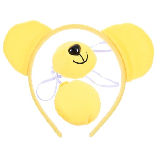 TOVINANNA 1 Satz Waschbär -stirnband -set Waschbär Kostüm Ohren Stirnband Ohrenstirnband Waschbär-kostüm-kopfbedeckung Süße Stirnbänder Halloween -kostüm Stoff Yellow TOVINANNA 1 Satz Waschbär -stirnband -set Waschbär Kostüm Ohren Stirnband Ohrenstirnband Waschbär-kostüm-kopfbedeckung Süße Stirnbänder Halloween -kostüm Stoff Yellow von TOVINANNA