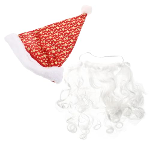 TOVINANNA 1 Satz Weihnachtsmann Kostüm mit Mütze und Teiliges Zubehör für Festliche Anlässe Verkleidung für Weihnachten und Cosplay Langlebiges Material für Partys und Feiern TOVINANNA 1 Satz Weihnachtsmann Kostüm mit Mütze und Teiliges Zubehör für Festliche Anlässe Verkleidung für Weihnachten und Cosplay Langlebiges Material für Partys und Feiern von TOVINANNA