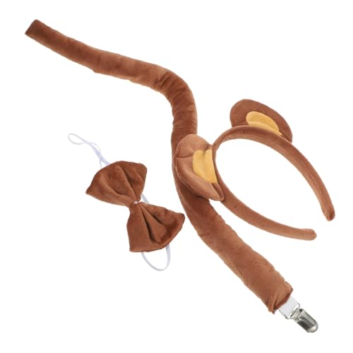 TOVINANNA 1 Set Bär Ohr Kopfschmuck Cosplay Stirnband Tier Kostüme Bär Kostüm Zubehör Plüsch von TOVINANNA