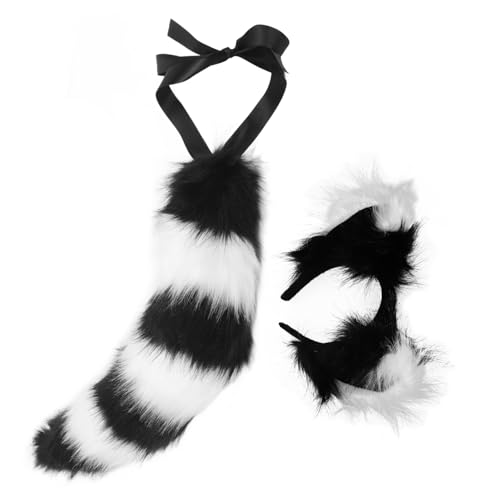 TOVINANNA 1 Set Fuchs Stirnband Pelzigen Tier Ohren Stirnband Tier Cosplay Party Kostüm Leistung Zubehör von TOVINANNA