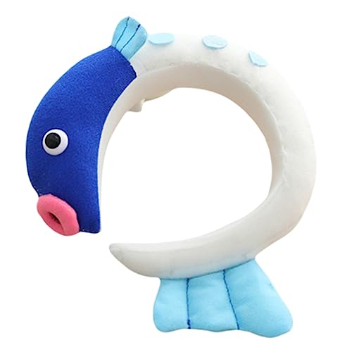 TOVINANNA 1 Stk Kugelfisch-Stirnband Kugelfisch Cosplay Kopf Reifen Halloween-Tier-Stirnbänder kuschelig trachten haarschmuck Cosplay-Kopfschmuck Party-Stirnbänder Plüsch und pp Baumwolle von TOVINANNA