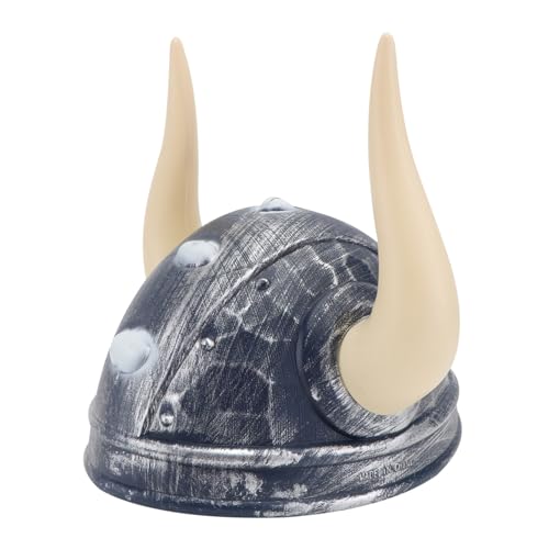 TOVINANNA Kinder Wikingerhelm mit Hörnern Cosplay Hut für Halloween Karneval Kinder Piratenkostüm Ritterhelm Party Zubehör von TOVINANNA
