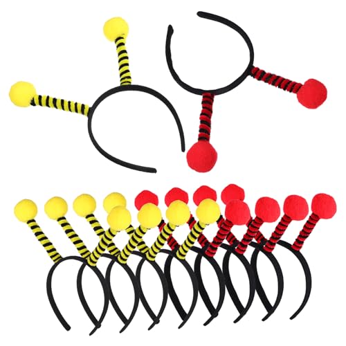 TOVINANNA 10 Pcs Stirnband Bee Accessoires Bee Party Bevorzugt Kostüm Haarband Bienen Kostüm Bienen Geburtstagdekorationen von TOVINANNA