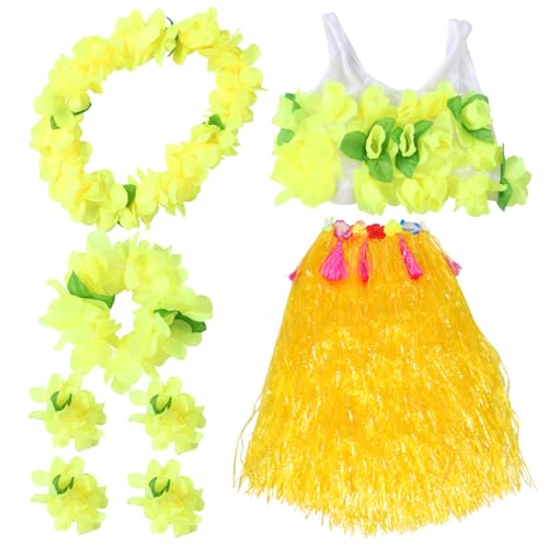 TOVINANNA 1Satz Hawaii Gras Rock Set Teiliges Kostüm mit Halskette Armband Tropisches Luau Outfit für Sommer Strand Partys Damen Gruppenaktivitäten TOVINANNA 1Satz Hawaii Gras Rock Set Teiliges Kostüm mit Halskette Armband Tropisches Luau Outfit für Sommer Strand Partys Damen Gruppenaktivitäten von TOVINANNA