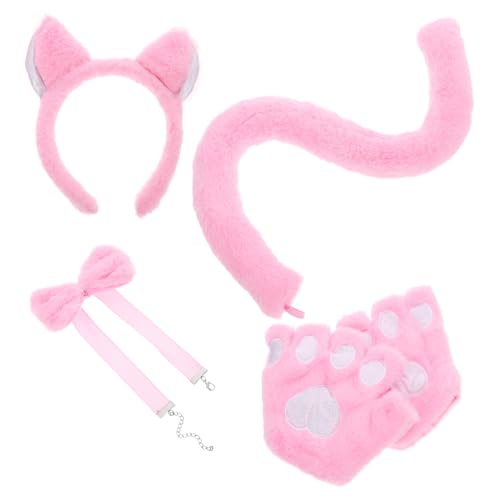 TOVINANNA 1Satz Katzenohren Stirnband mit Tierohren Fliege für Cosplay Geburtstagsfeiern Halloween Maskenbälle Süßes Cartoon Tierdesign für Anlässe TOVINANNA 1Satz Katzenohren Stirnband mit Tierohren Fliege für Cosplay Geburtstagsfeiern Halloween Maskenbälle Süßes Cartoon Tierdesign für Anlässe von TOVINANNA