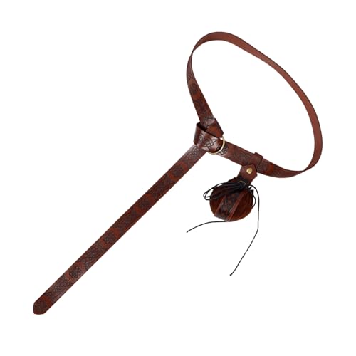 TOVINANNA 1Satz Mittelalterliches Wikingertaschen Set mit Kunstledergürtel Münzbörse Cosplay Zubehör für Rollenspiele Vintage Teiliges Kostümset für Halloween TOVINANNA 1Satz Mittelalterliches Wikingertaschen Set mit Kunstledergürtel Münzbörse Cosplay Zubehör für Rollenspiele Vintage Teiliges Kostümset für Halloween von TOVINANNA